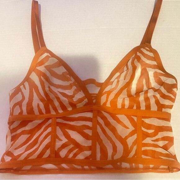 Auden Women's Mesh Longline adjustable strap simple pullover Bralette Size: XS - Picture 8 of 8